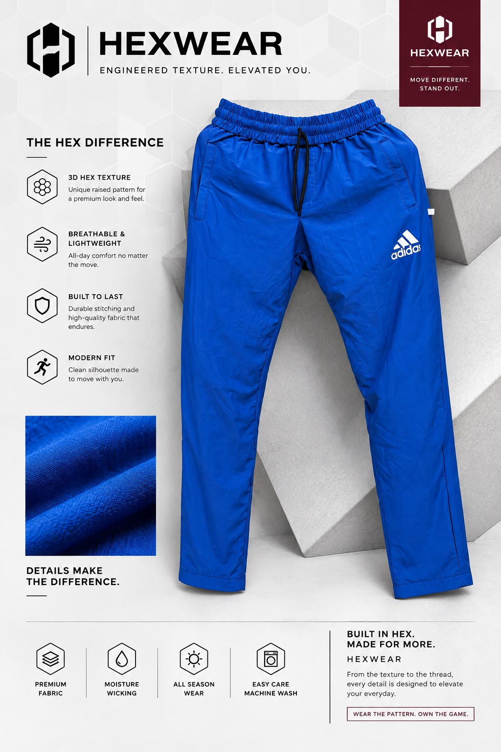 Hexwear Special China Cloth Trousers