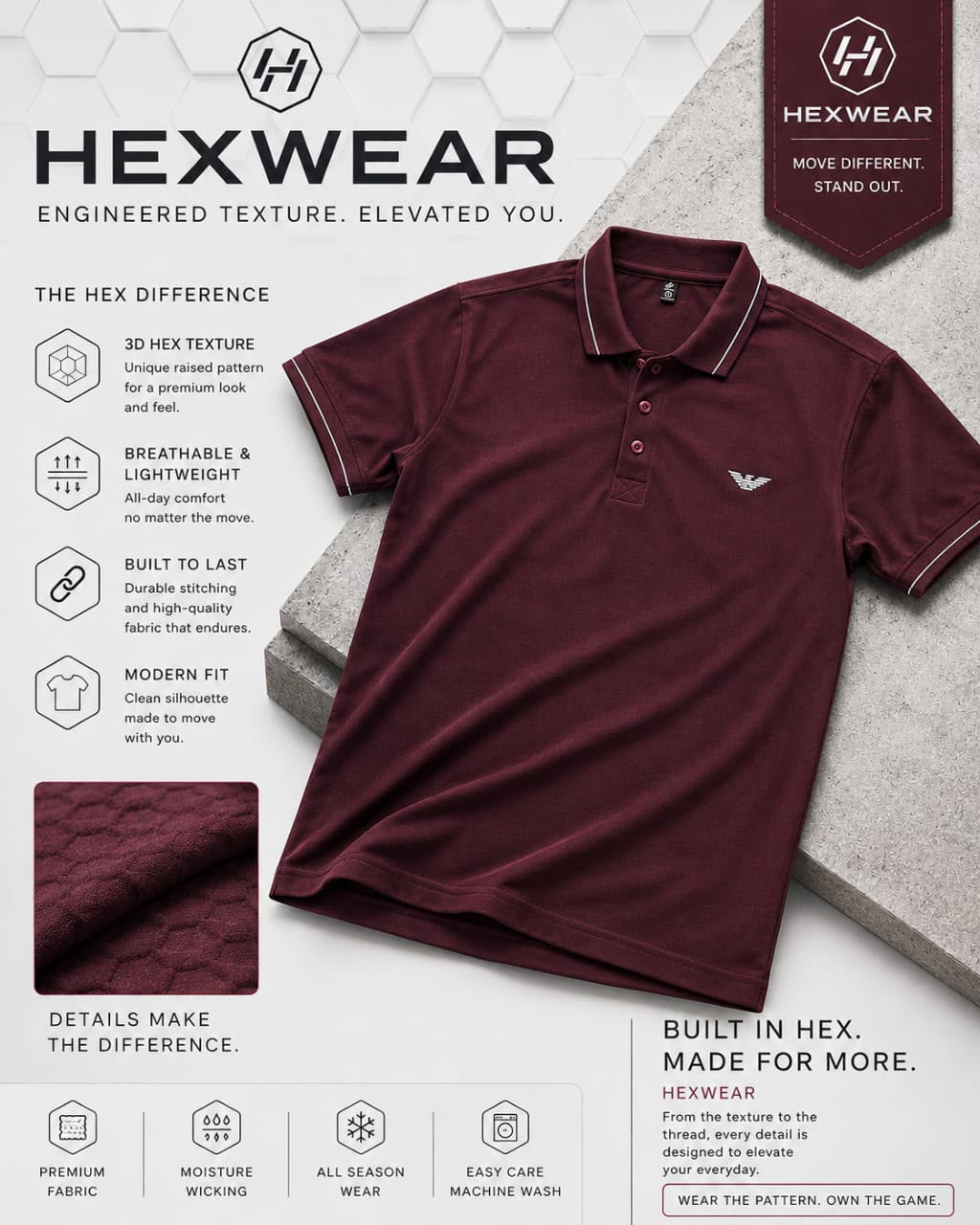Noir Luxe Polo